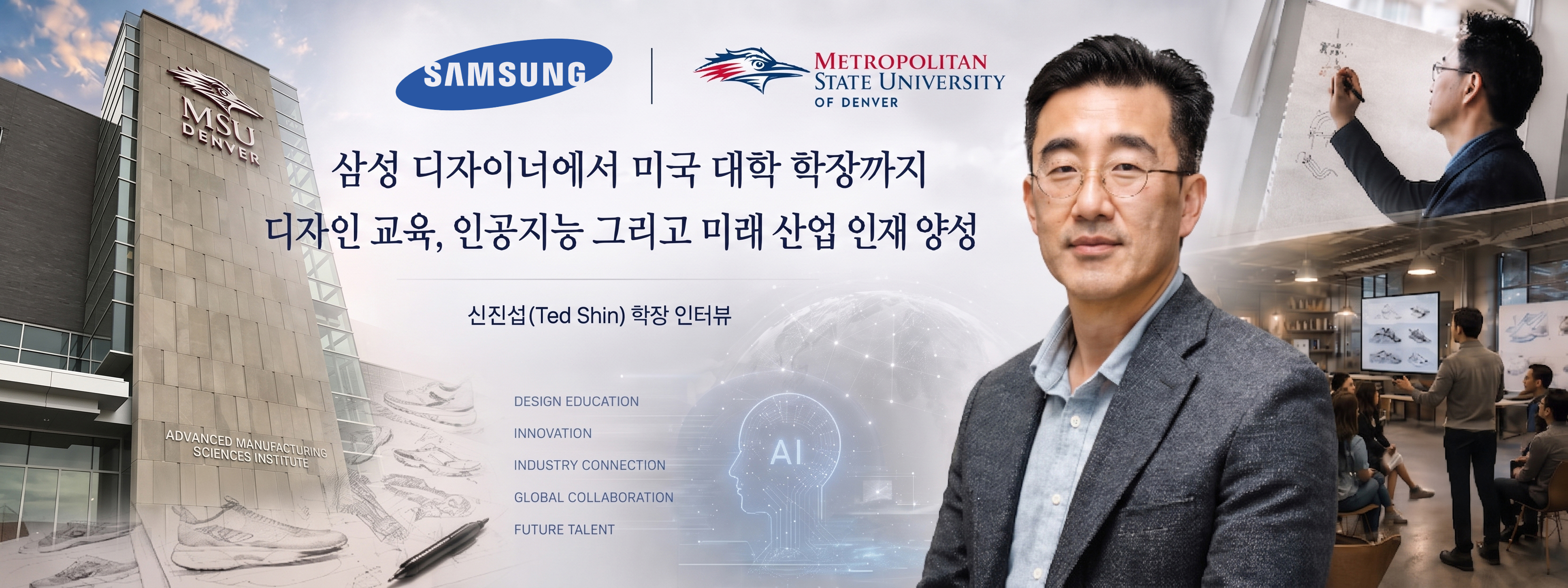 [인터뷰] 삼성 디자이너에서 미국 대학 학장까지: 디자인 교육, 인공지능 그리고 미래 산업 인재 양성
